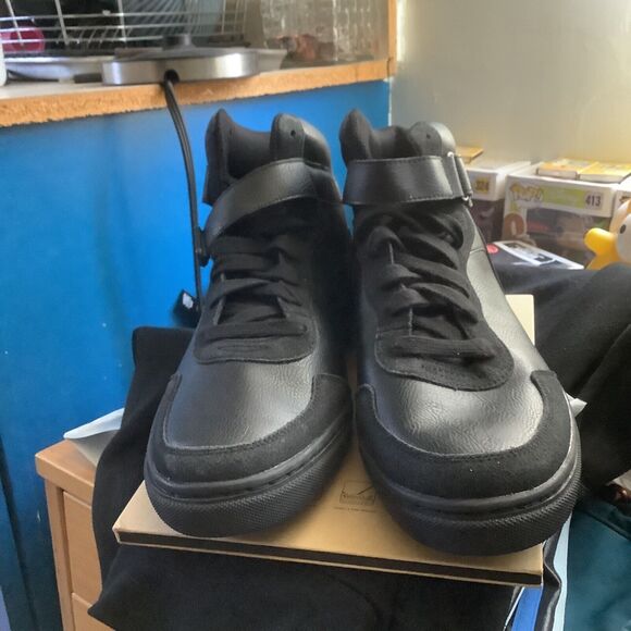 DADA SUPREME MEN'S HIGH TOP FASHION SNEAKERS BLACK DS1006 size 13 - Picture 6 of 6